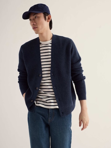 Seasalt Cornwall Gebreid vest in Blauw: voorkant