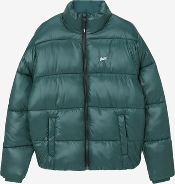 Pull&Bear Between-Season Jacket in Green: front