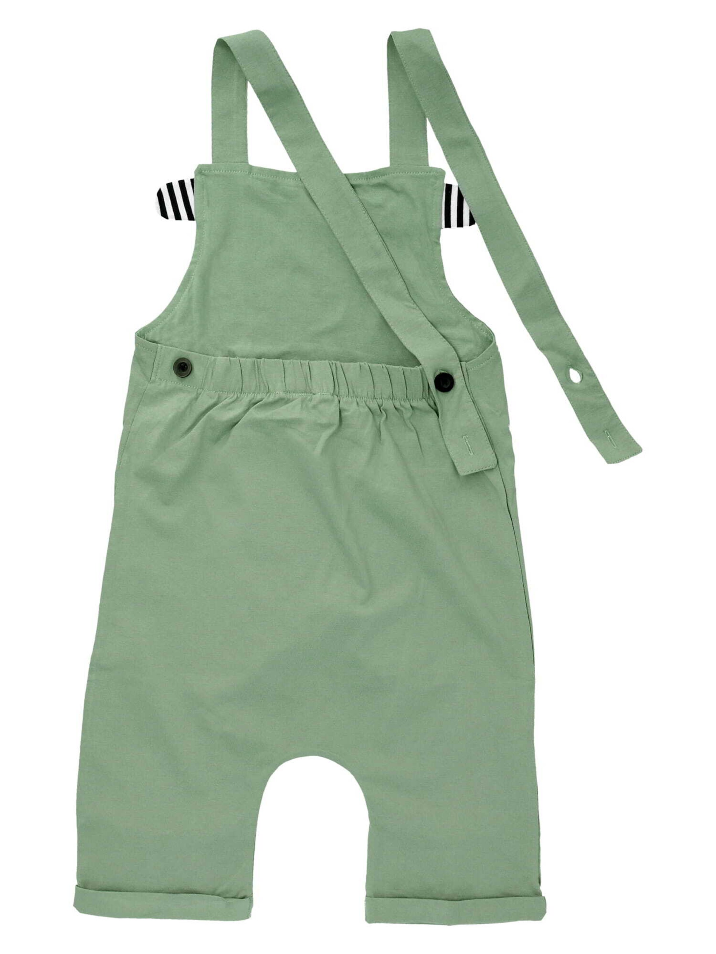 Regular Salopette Turtledove London en vert