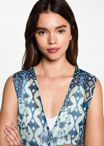 MANGO TEEN Bluse 'Begur' in Blau