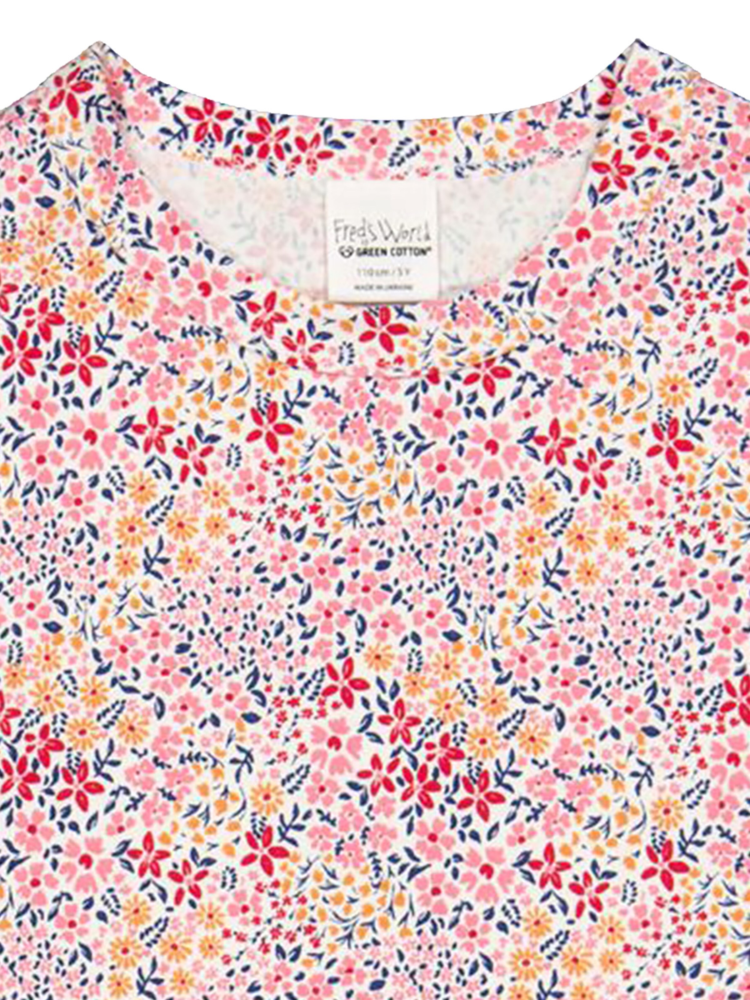 T-Shirt Fred's World by GREEN COTTON en rose