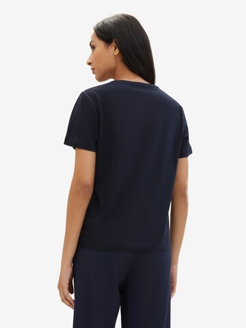 TOM TAILOR T-Shirt in Blau