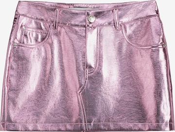 Bershka Skirt in Pink: front