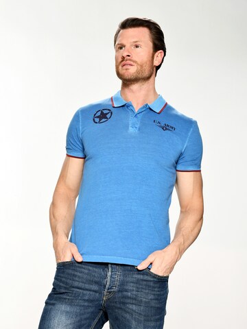 TOP GUN Poloshirt in Blau: predná strana