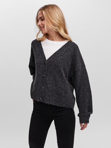 VERO MODA Knit Cardigan 'Doffy' in Black: front