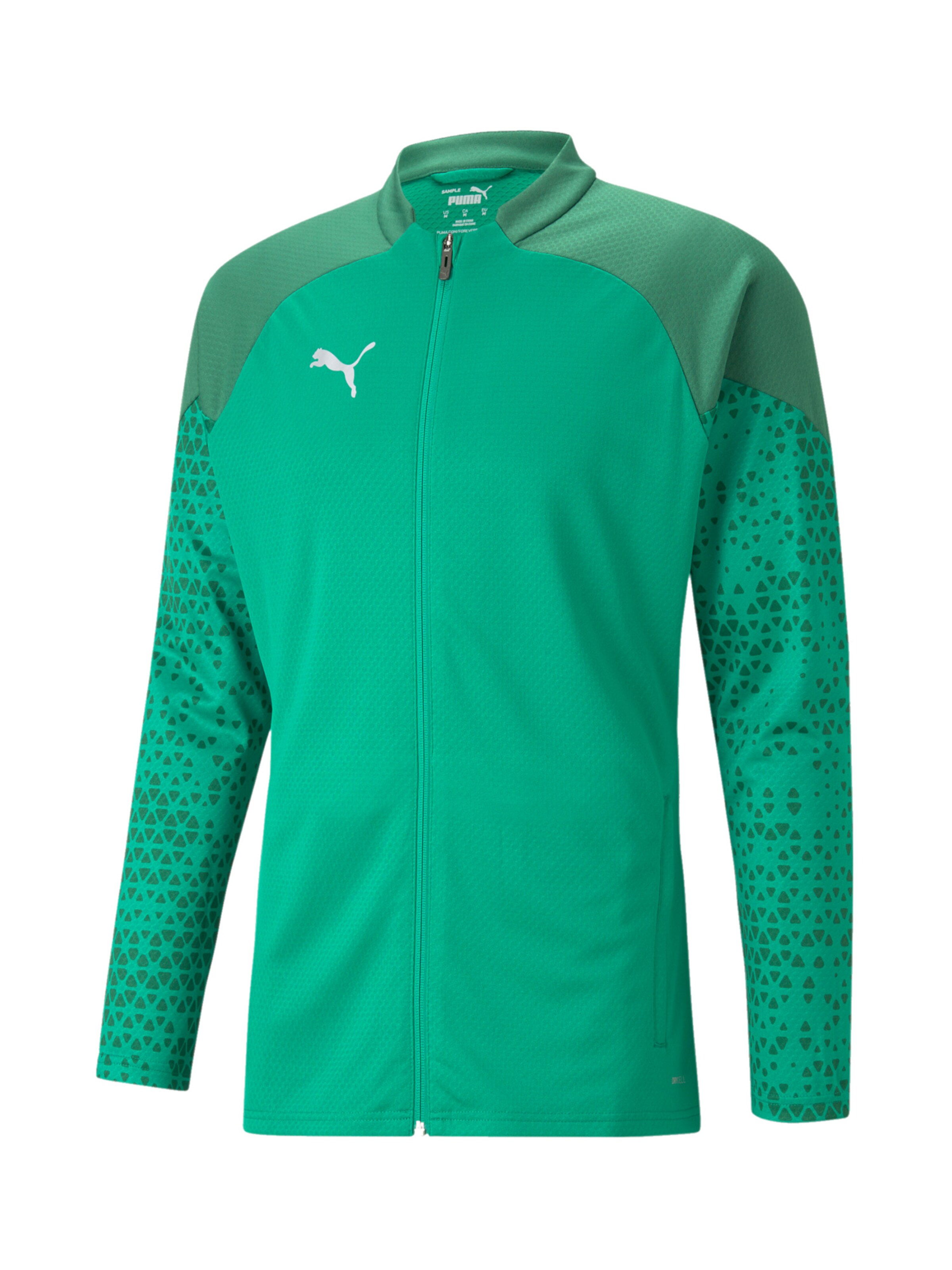 PUMA Trainingsjacke in Grün: Vorderseite