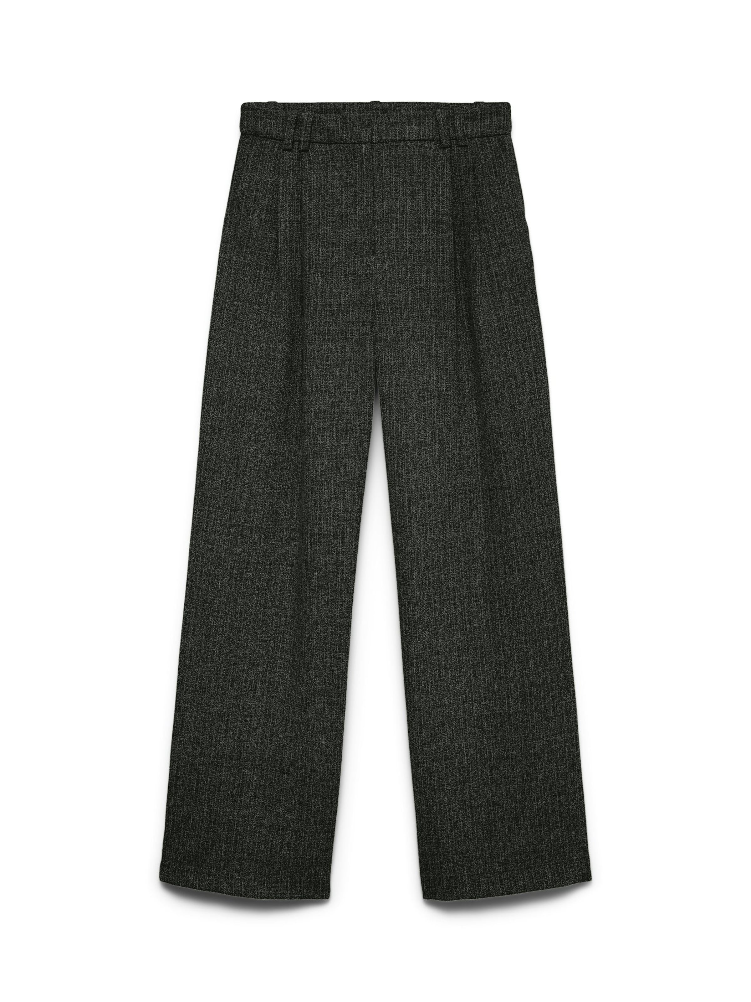 VERO MODA - Loosefit Pantalón plisado 'AWChanel' en negro: frente