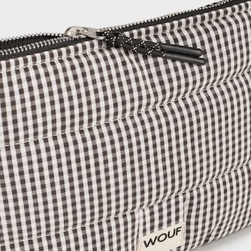 Wouf Kulturtasche 'Quilted Line' in Braun