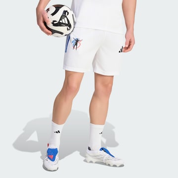 Regular Pantalon de sport 'Jude Bellingham' ADIDAS PERFORMANCE en blanc : devant