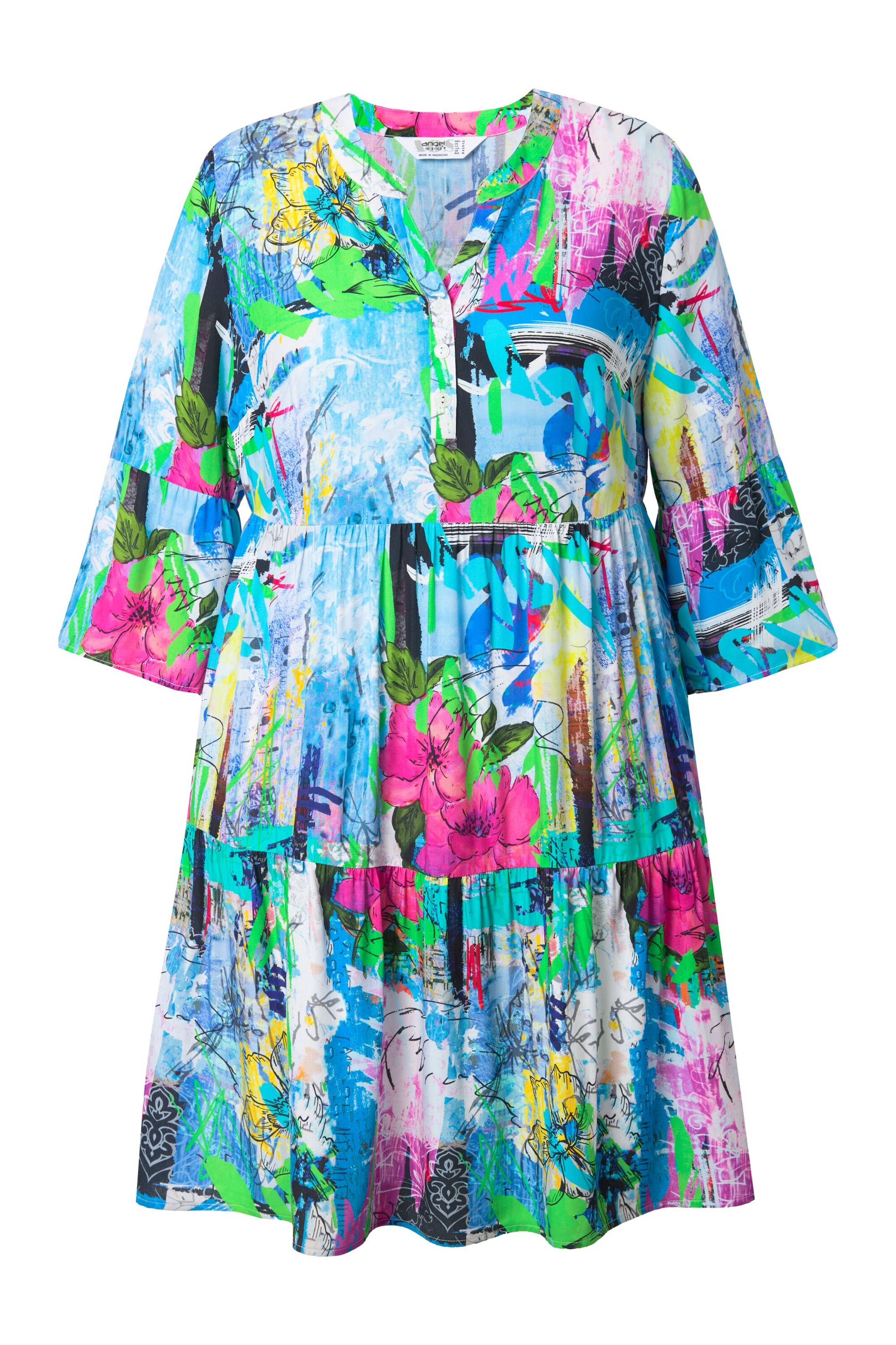 Angel of Style Jurk in Blauw: voorkant