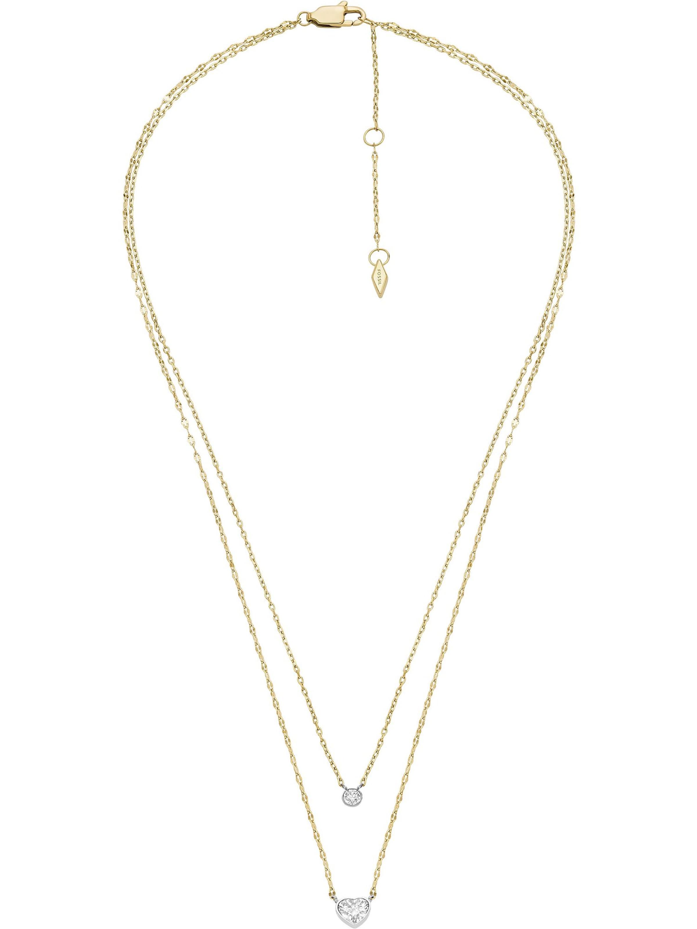 FOSSIL Kette in Gold: Vorderseite