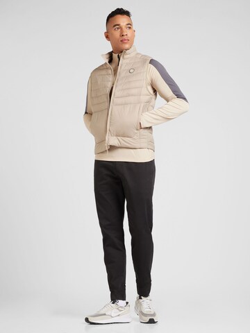 Gilet 'JJESprint' di JACK & JONES in beige
