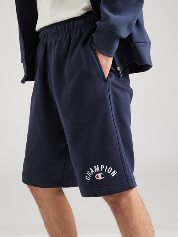 Champion Authentic Athletic Apparel Свободный крой Штаны в Синий