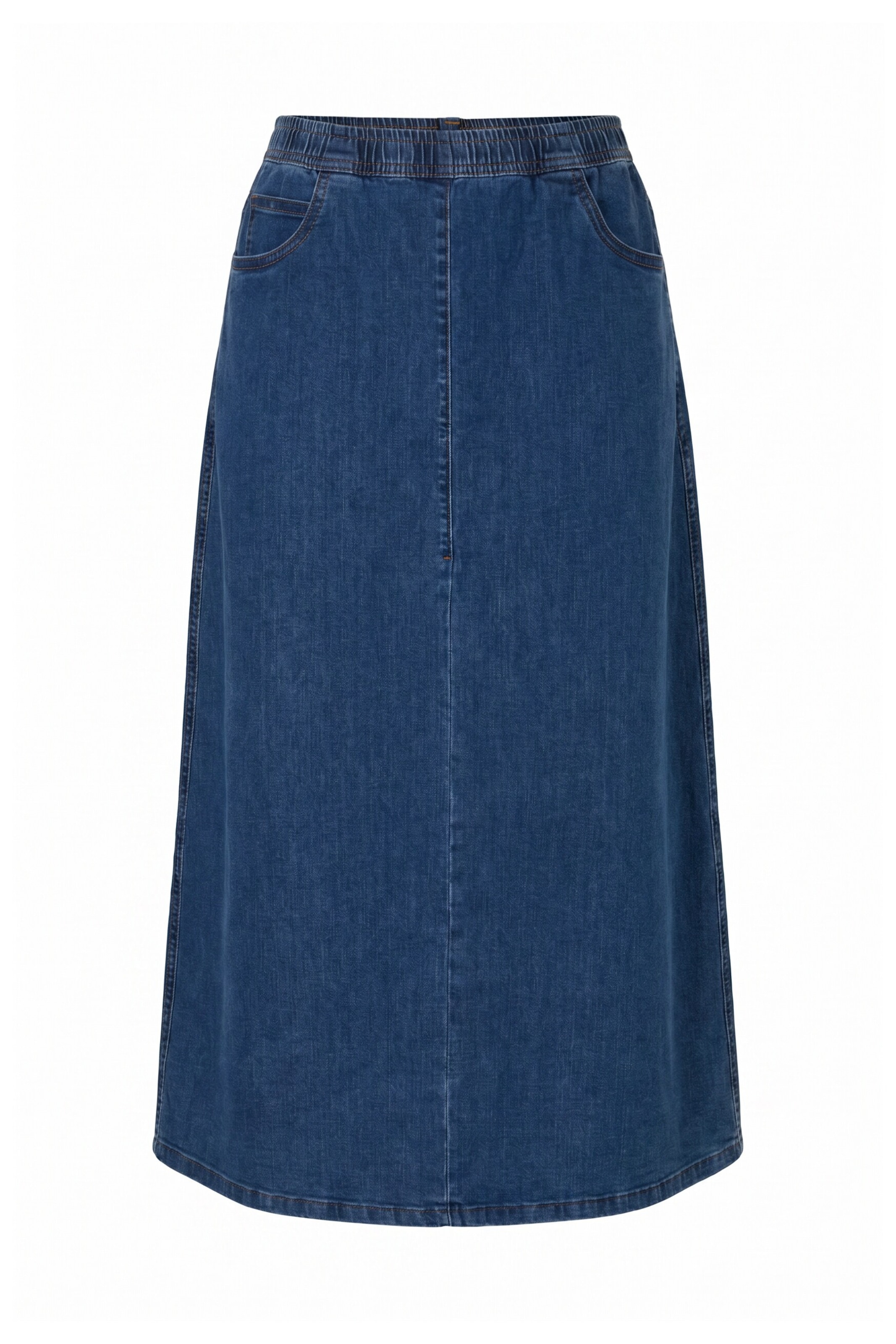 Ulla Popken Rok in Blauw: voorkant