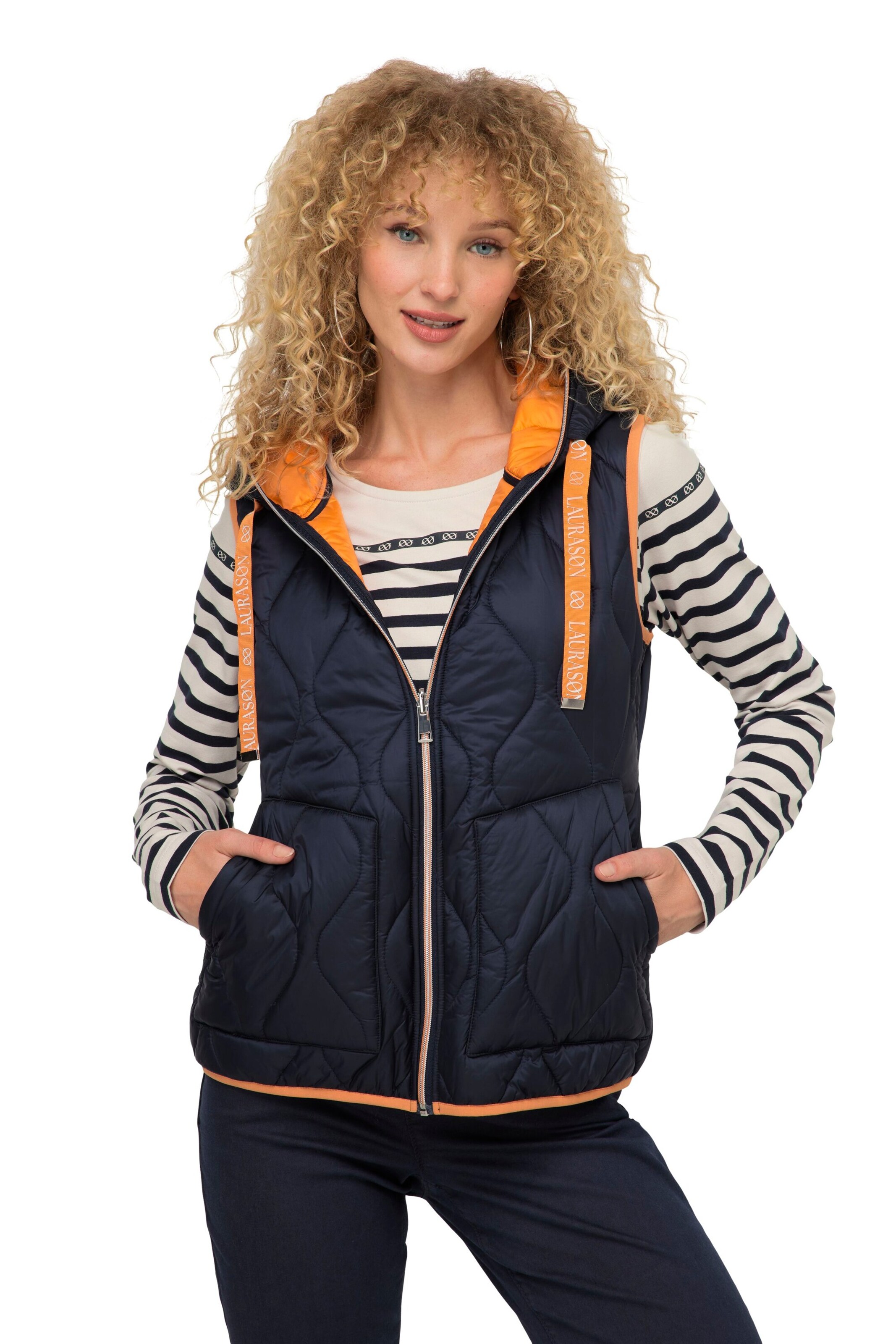 LAURASØN Bodywarmer in Zwart: voorkant