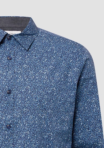 Coupe slim Chemise s.Oliver en bleu