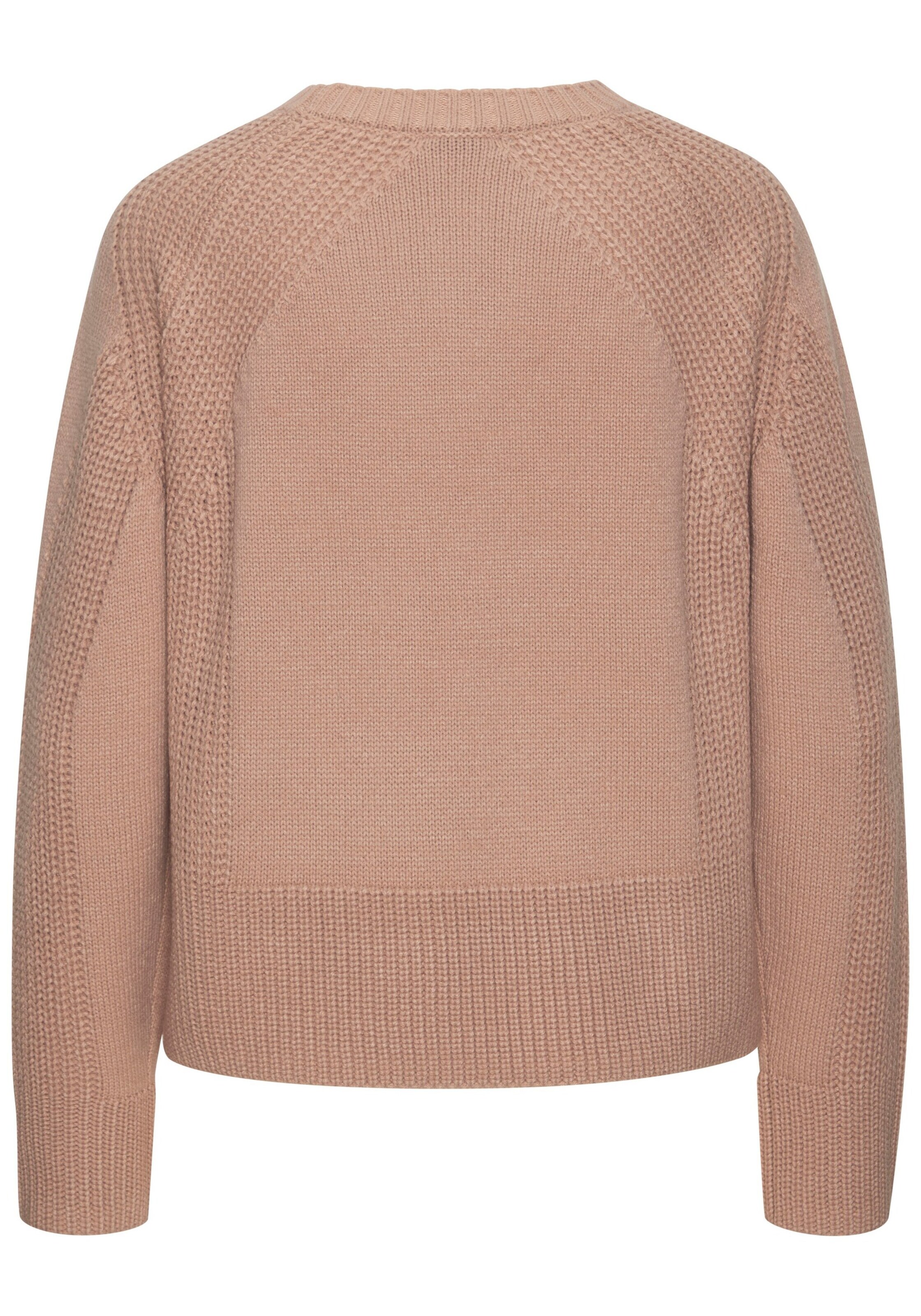 LASCANA Свитер в Бежевый