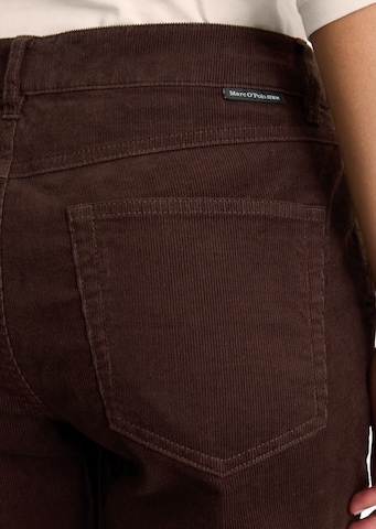 Marc O'Polo DENIM Bootcut Broek ' Nella ' in Bruin: terug
