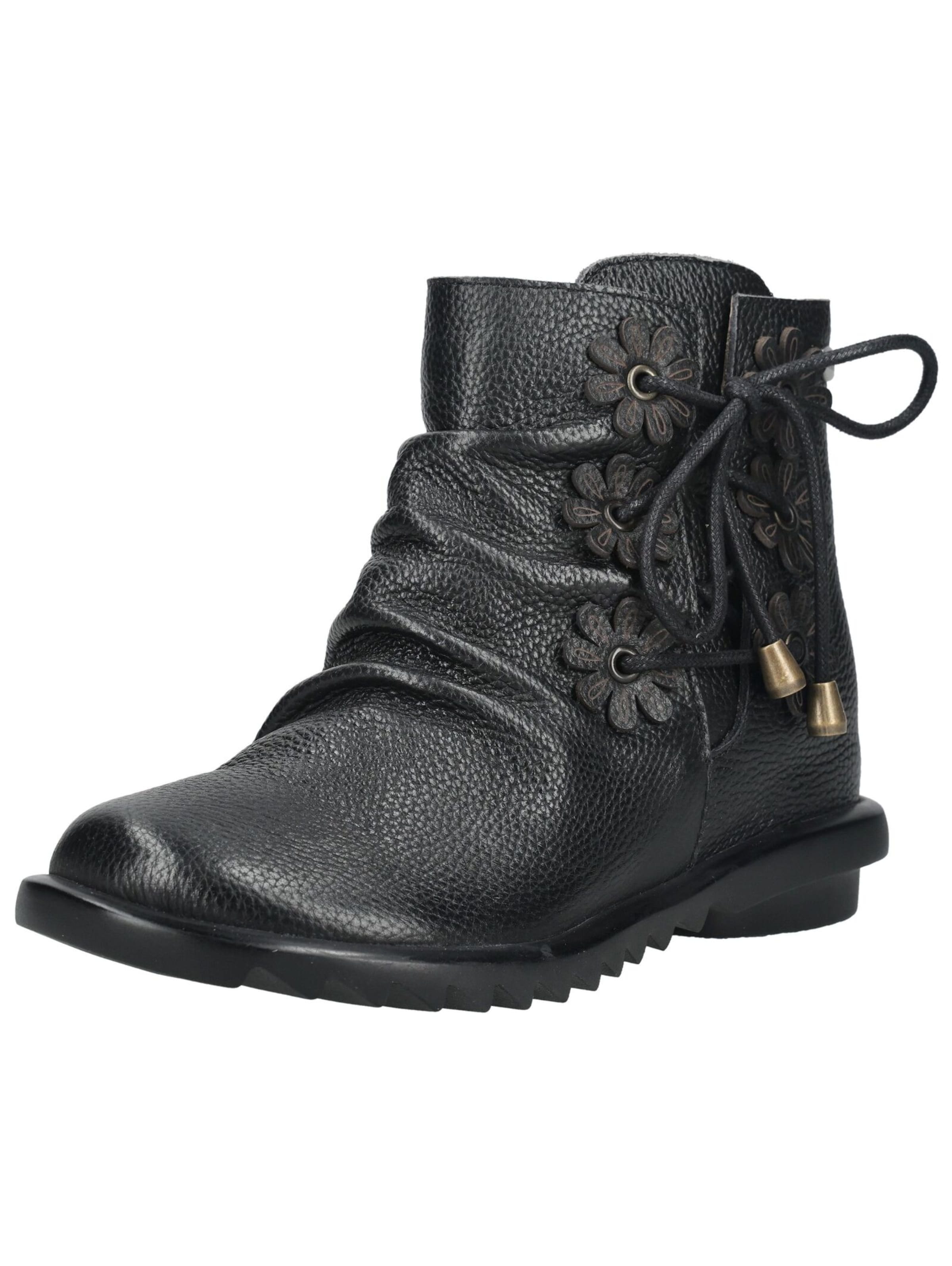 Laura Vita Stiefelette in Schwarz: Vorderseite