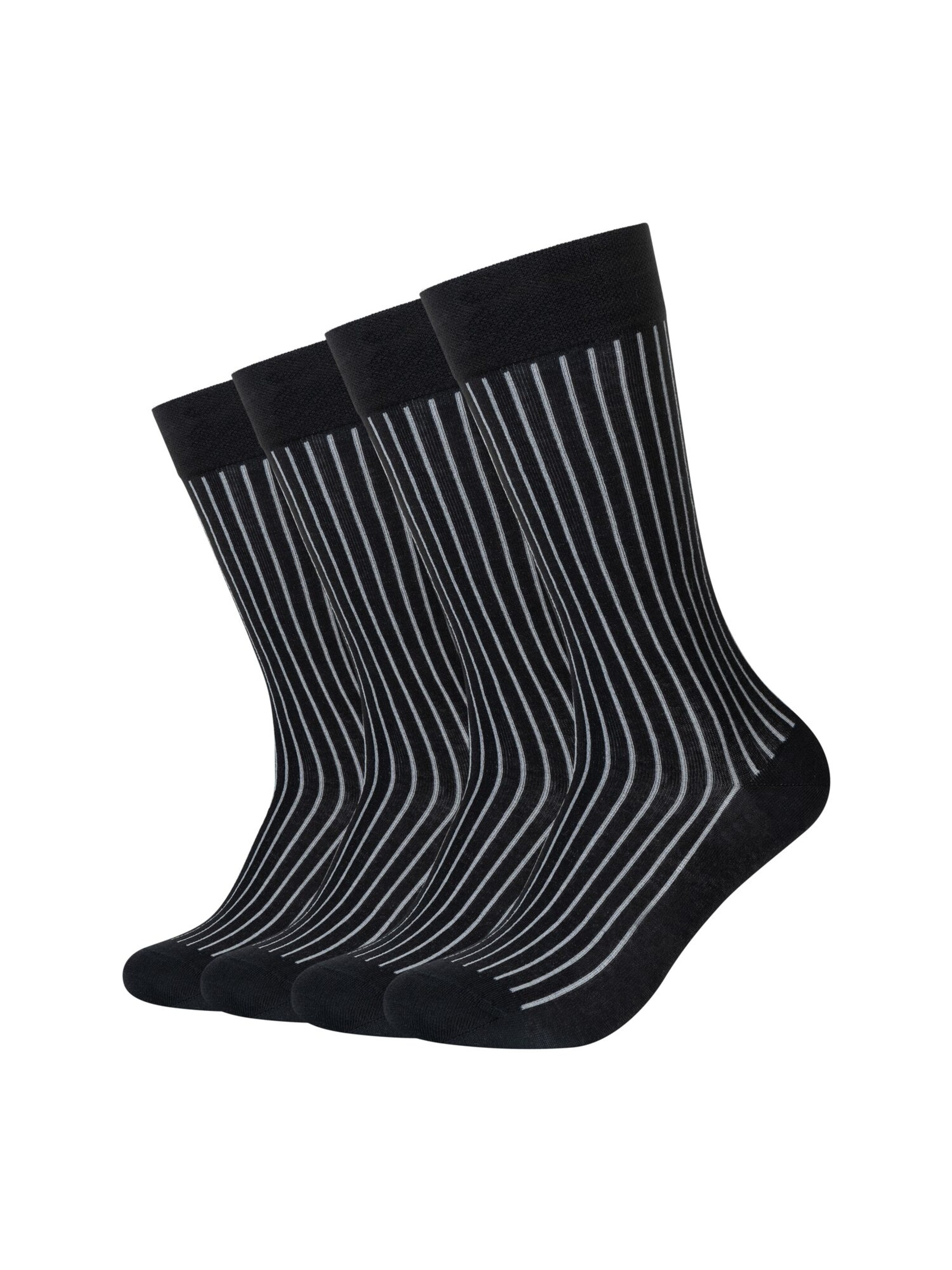 camano Socks in Black: front
