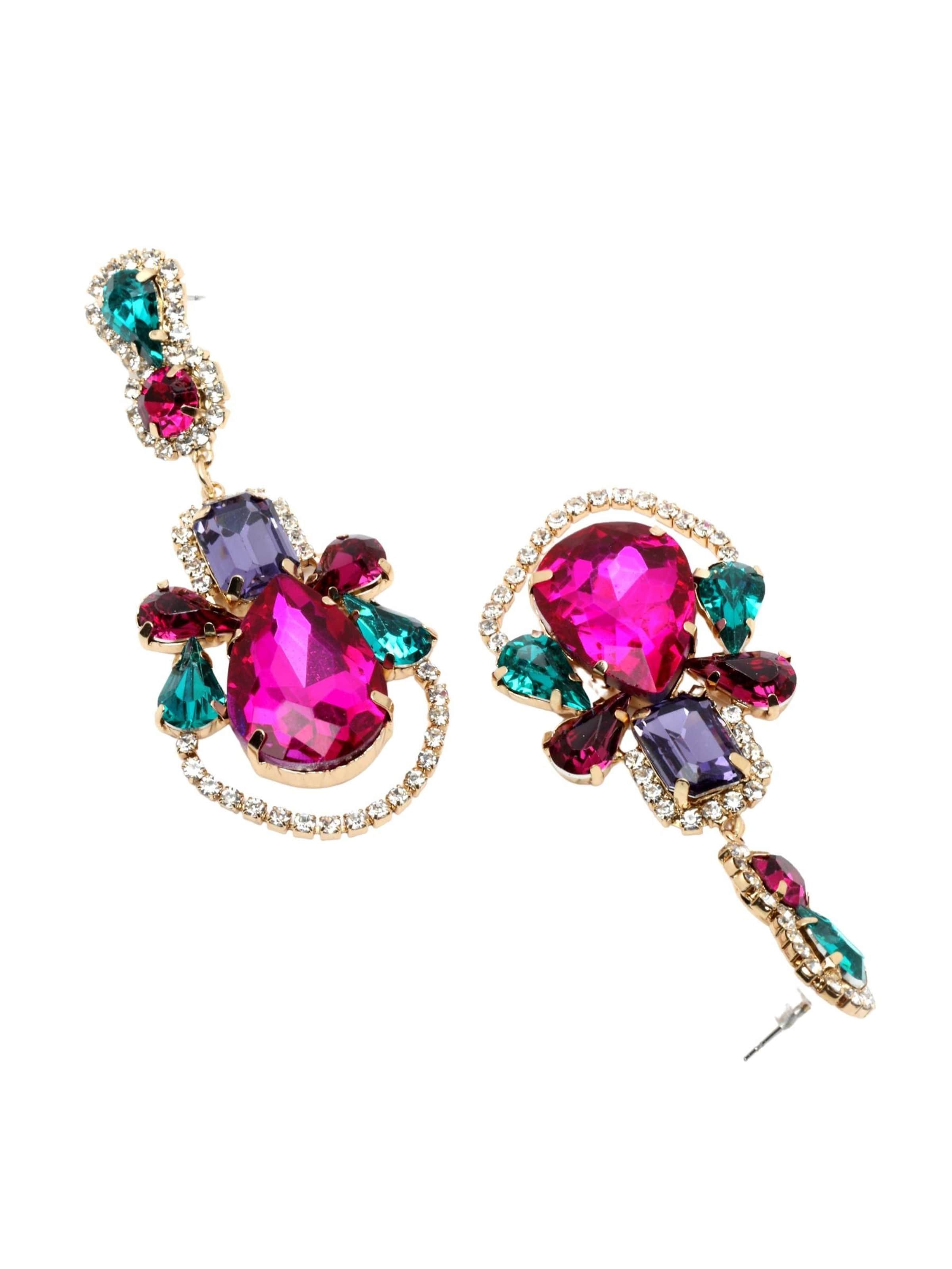 Boucles d'oreilles 'Jelenaa' AVANT-GARDE PARIS en mélange de couleurs