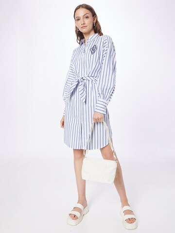 Lauren Ralph Lauren Shirt Dress 'ESSIEN' in Blue