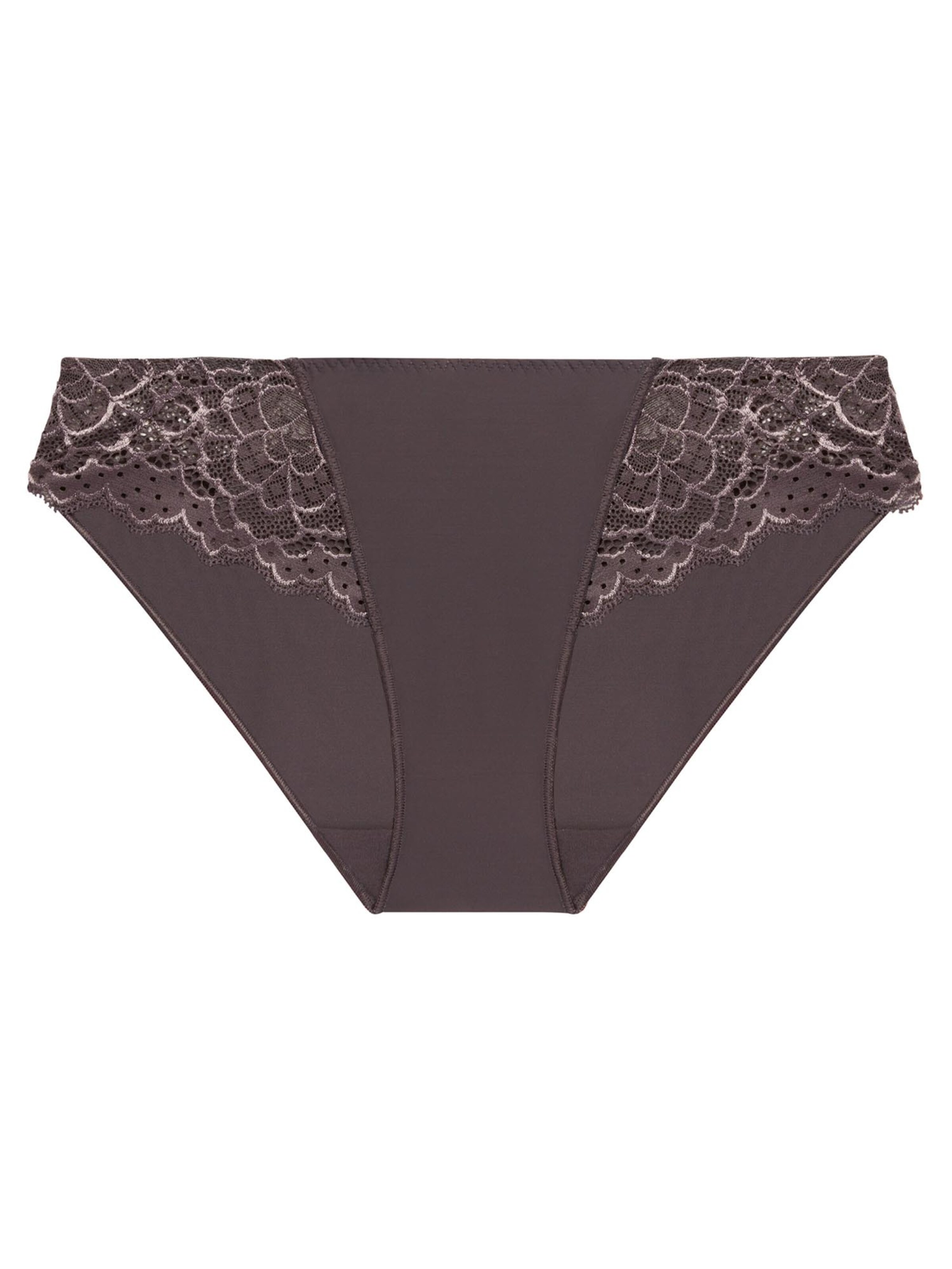Simone Perele Panty 'Caresse' in Grey: front