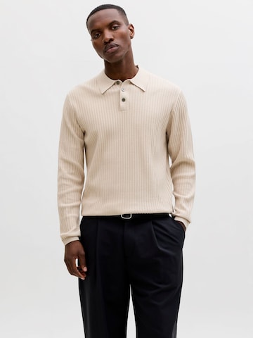 JACK & JONES Trui in Beige: voorkant