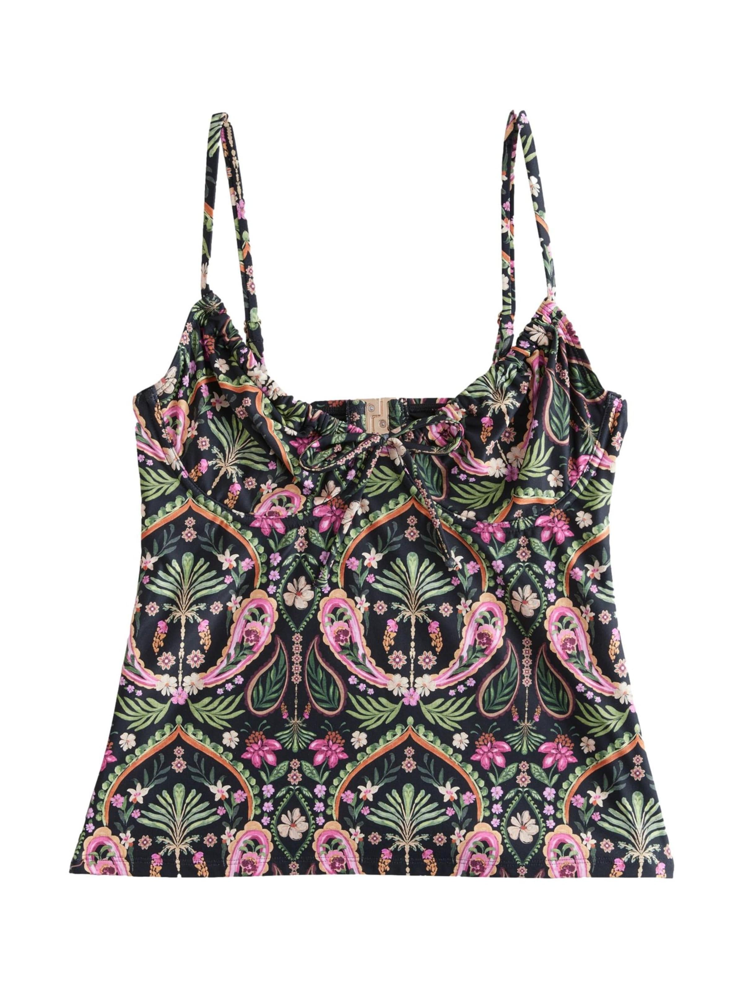 Next Bustier Tankini-overdel i sort: forside