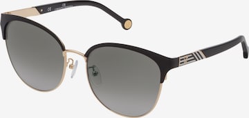 Lunettes de soleil Carolina Herrera en noir : devant