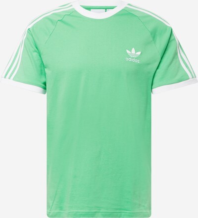 ADIDAS ORIGINALS T-Shirt in kiwi / weiß, Produktansicht