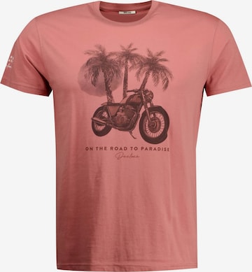 T-Shirt 'Sunderland' Deeluxe en rose : devant