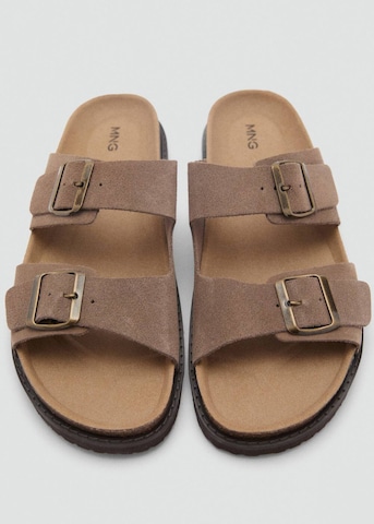 MANGO MAN Mules in Brown