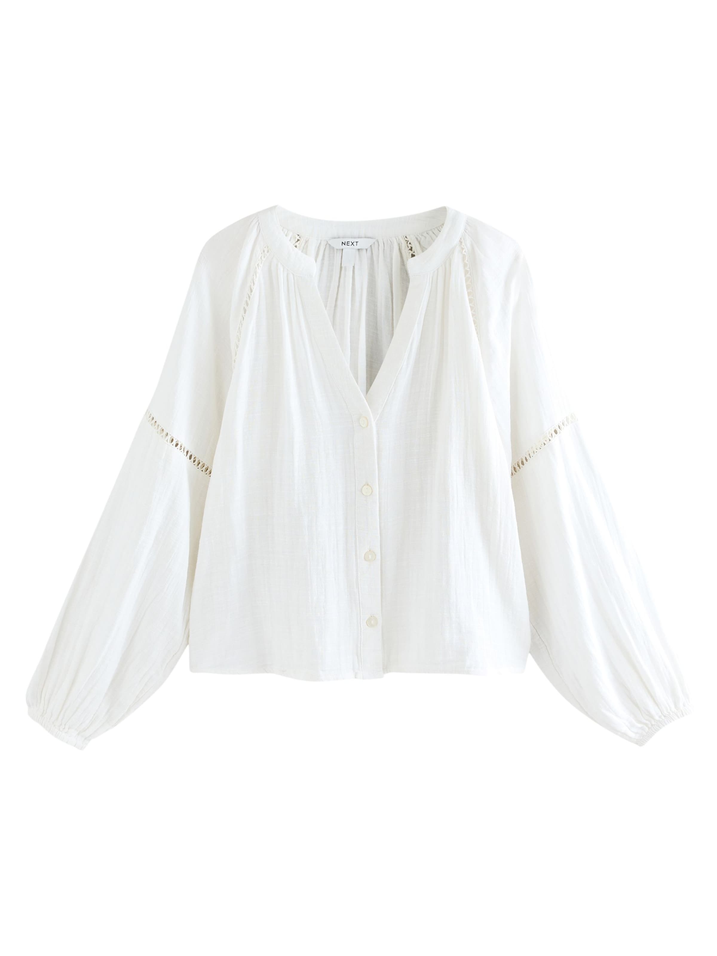 Next Blouse in Wit: voorkant