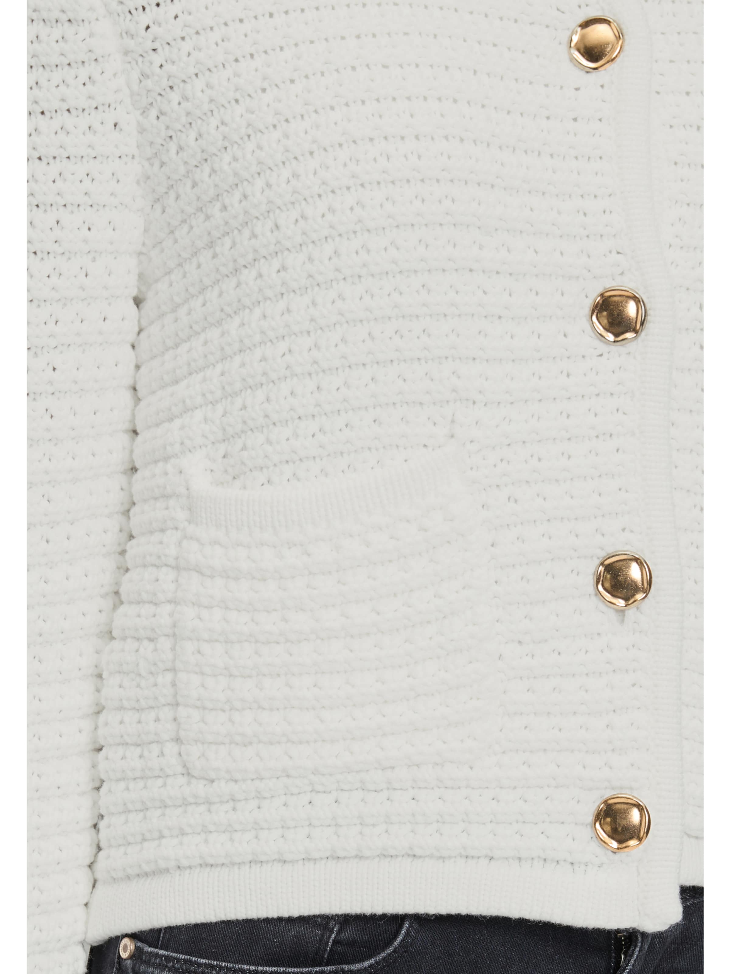 Betty & Co Gebreid vest in Wit