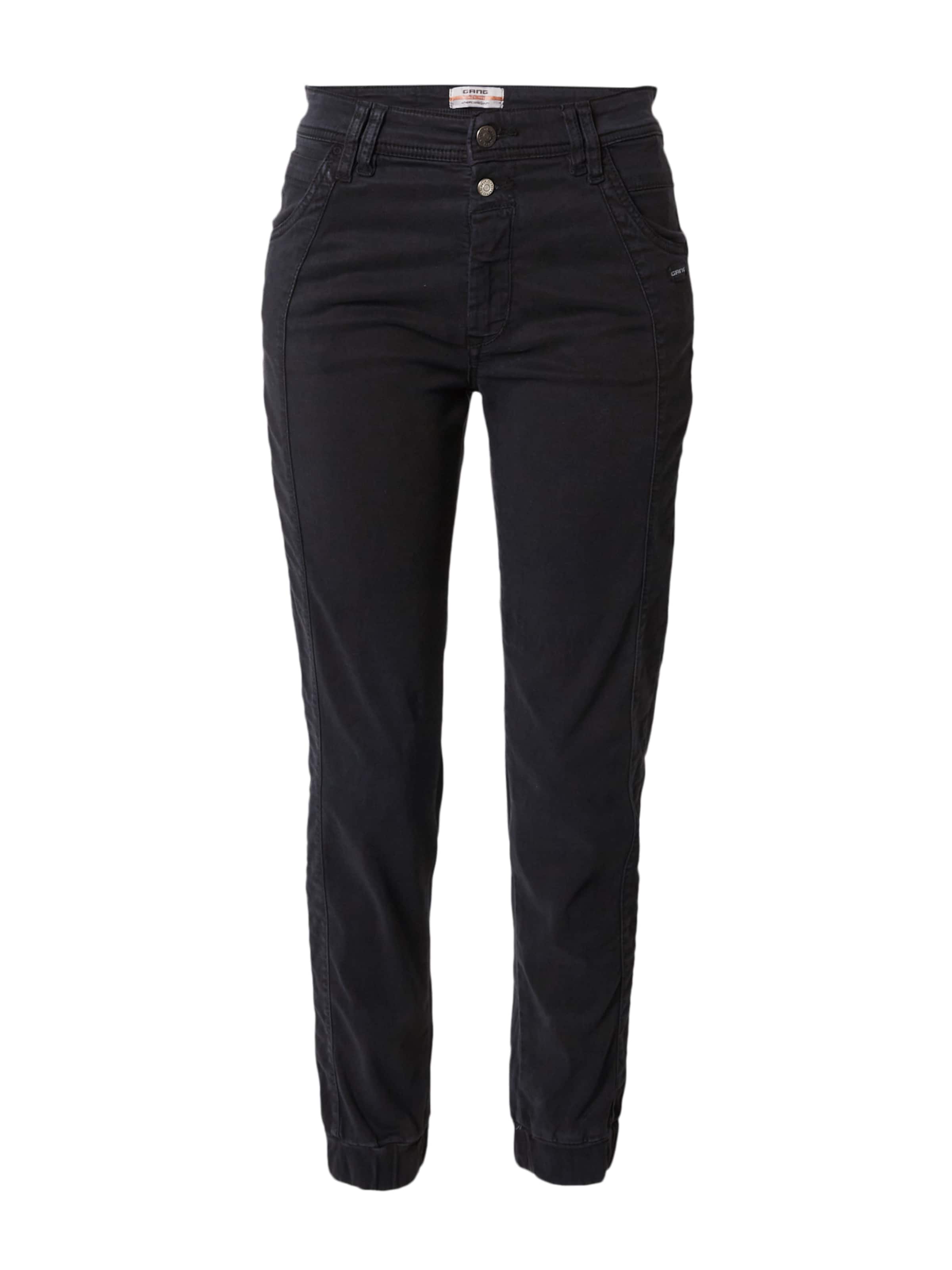 Gang - Tapered Pantalón 'Raffaela' en negro: frente