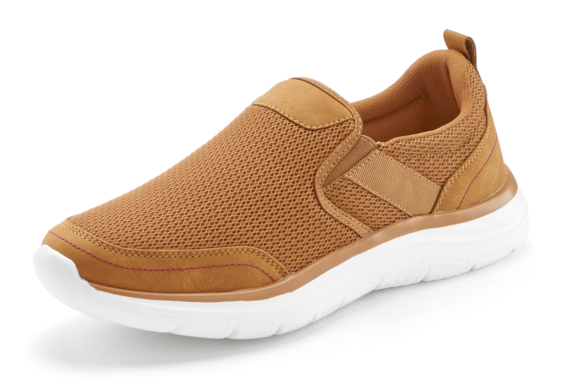 Authentic Le Jogger Slip-on in Beige: front