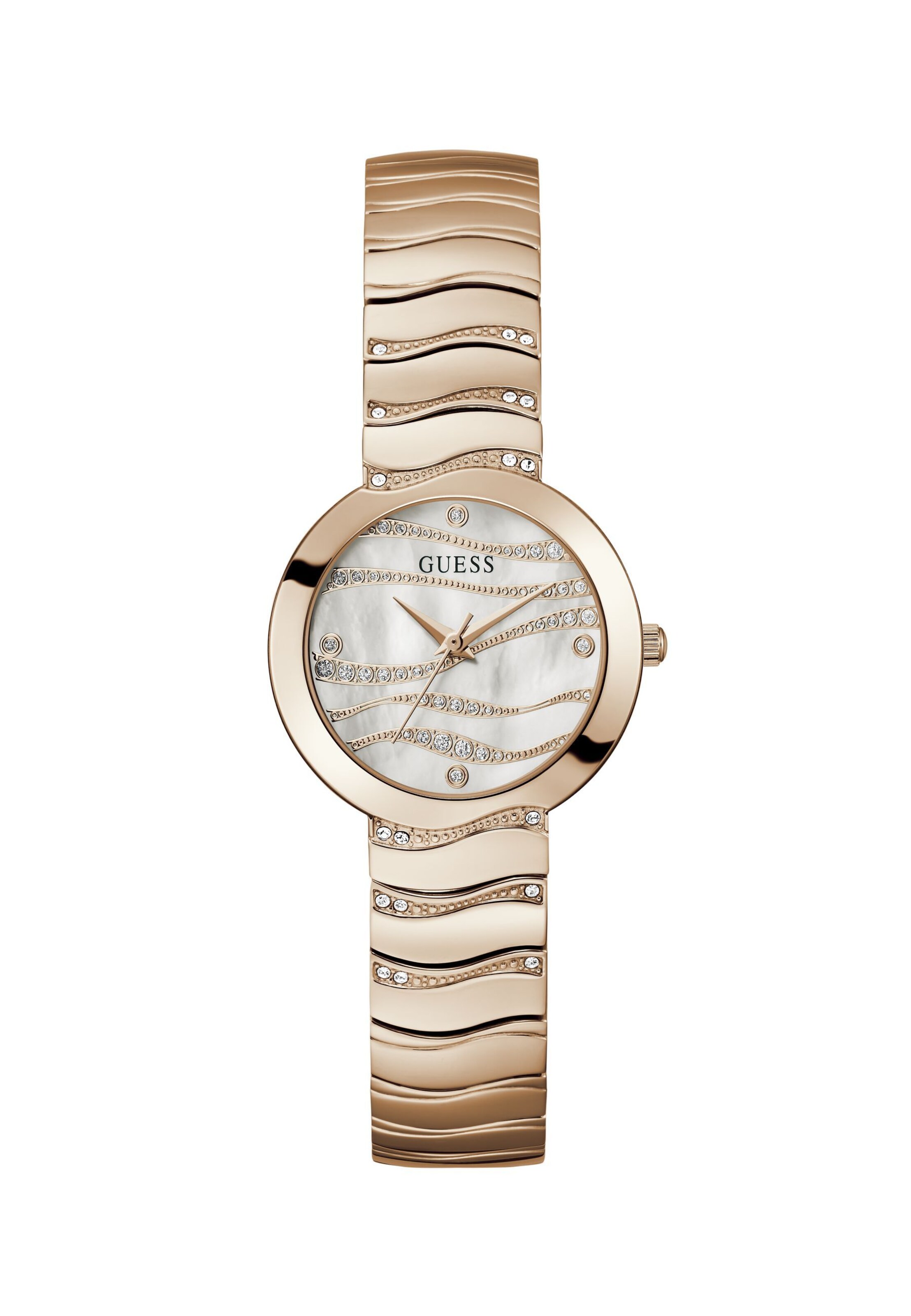 GUESS Uhr 'Laguna' in Gold: Vorderseite