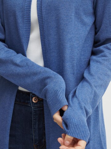PULZ Jeans - Casaco de malha 'Sara' em azul