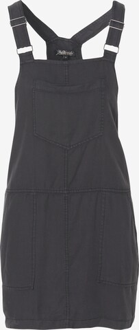 KOROSHI Overall Skirt in Black: front