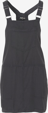 KOROSHI Overall Skirt in Black: front