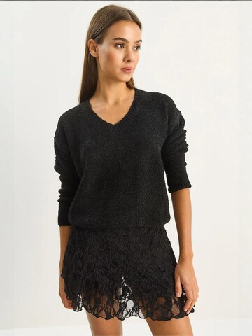 Pull-over 'Pullover' Bianco Lucci en noir