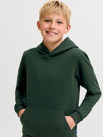 Sweat 'JJEBradley' Jack & Jones Junior en bleu : devant