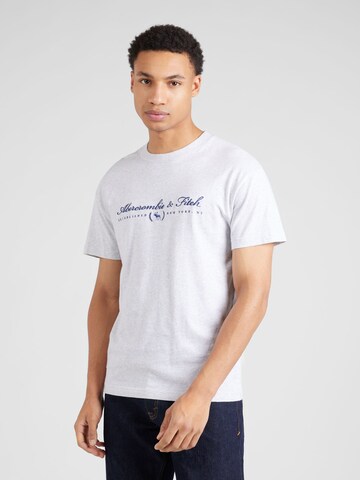 T-Shirt Abercrombie & Fitch en gris : devant