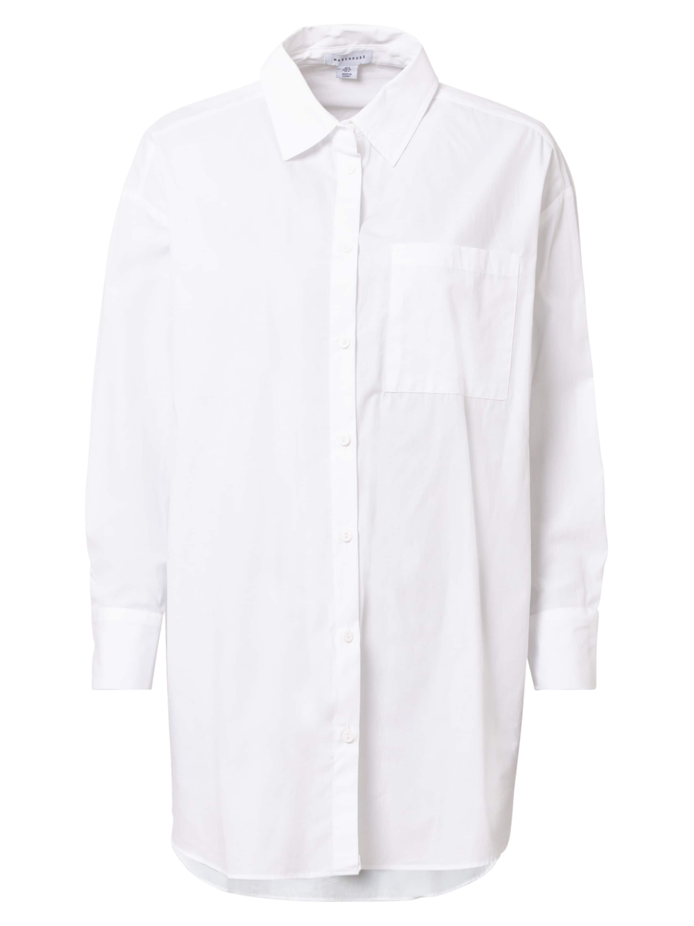 Chemisier Warehouse en blanc : devant