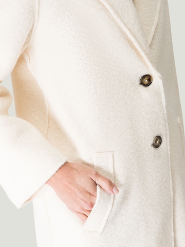 Cappotto di mezza stagione di zero in bianco