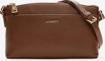 Lazarotti Crossbody Bag 'Bologna Leather' in Brown: front