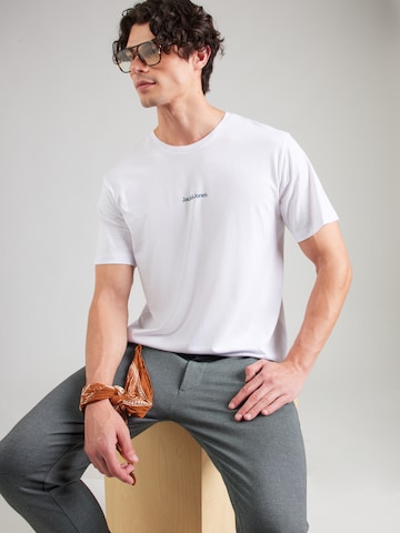 JACK & JONES Póló 'JJMINE' - fehér