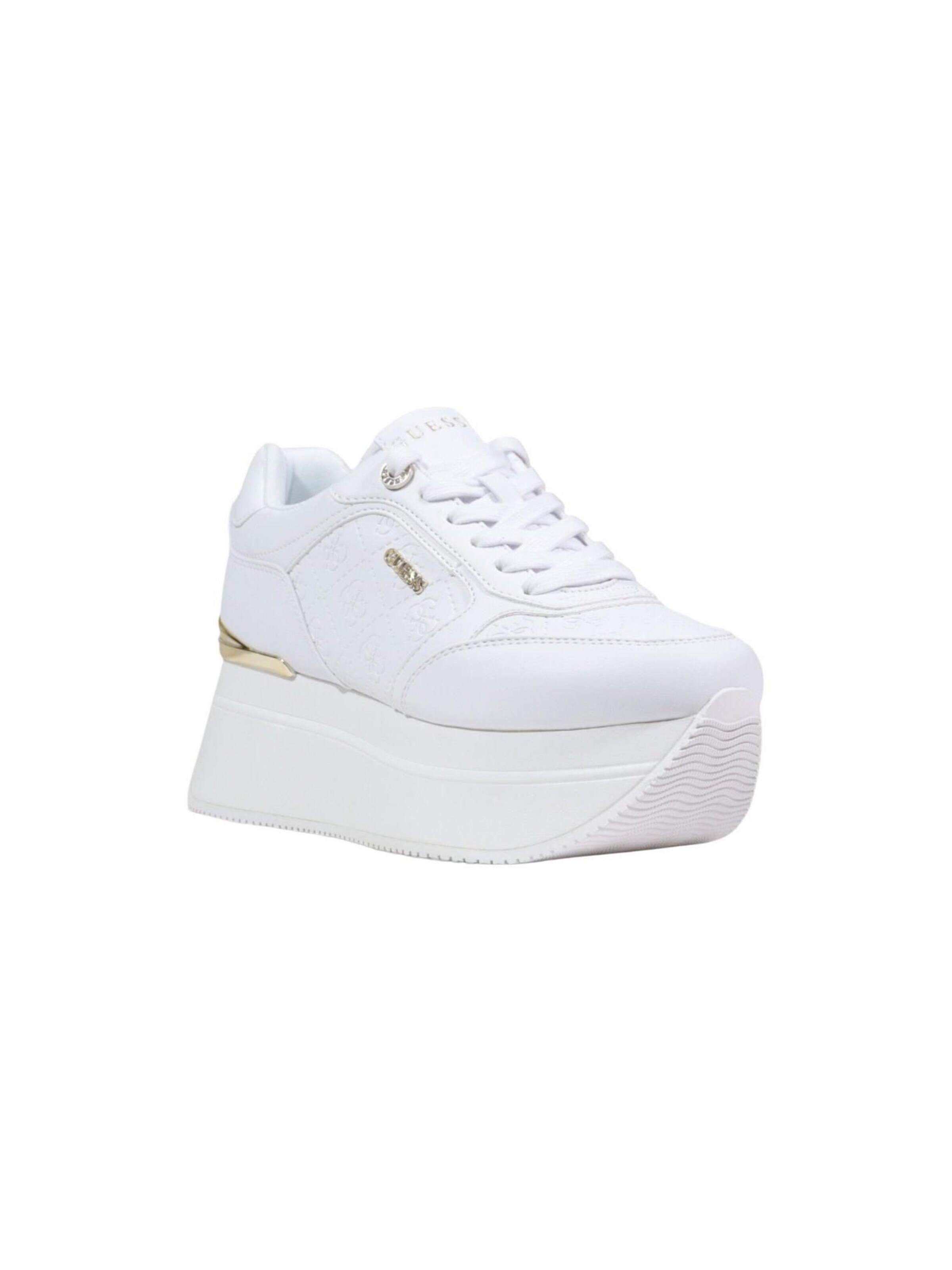 GUESS - Zapatillas deportivas bajas 'Camrio' en blanco: frente
