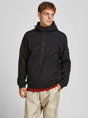 Veste mi-saison 'JWHClassic' JACK & JONES en noir : devant